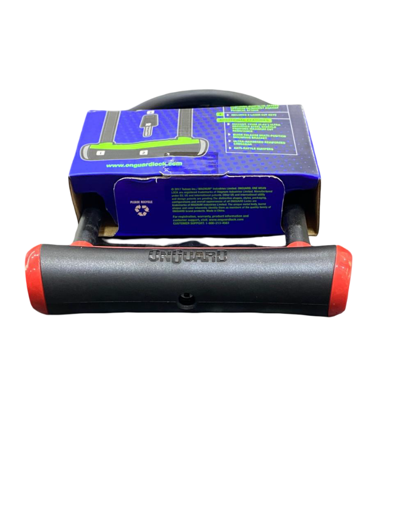 Candado U-Lock Onguard Neon Rojo 115x230 mm | Candado Seguridad Bicicleta