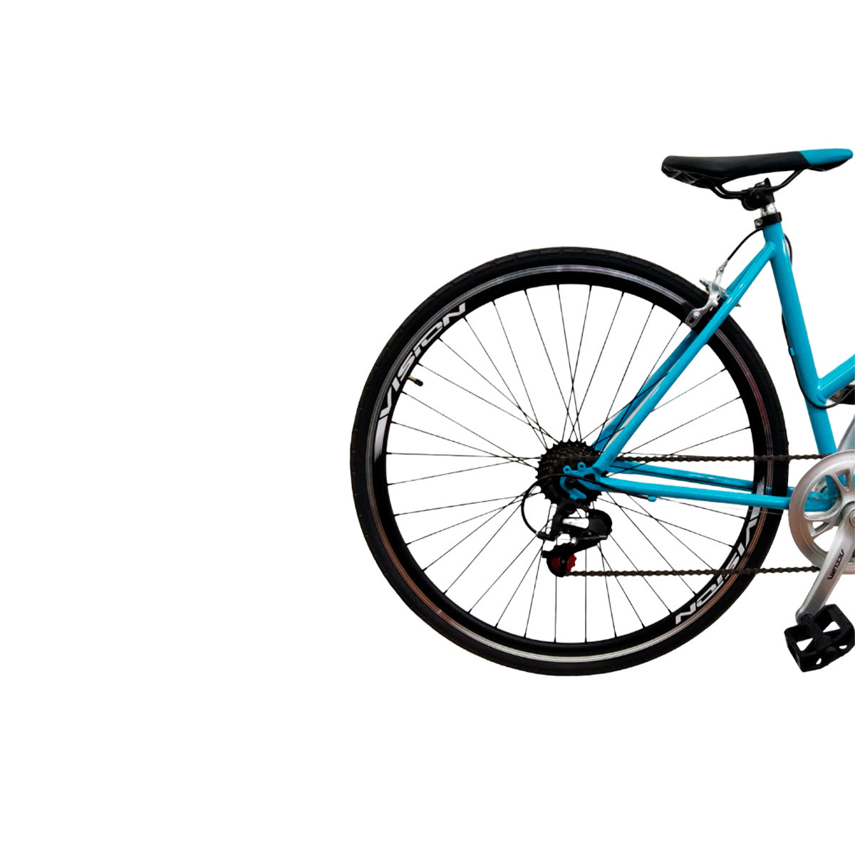 Bicicleta Urbana CKC 700C 7 Velocidades celeste