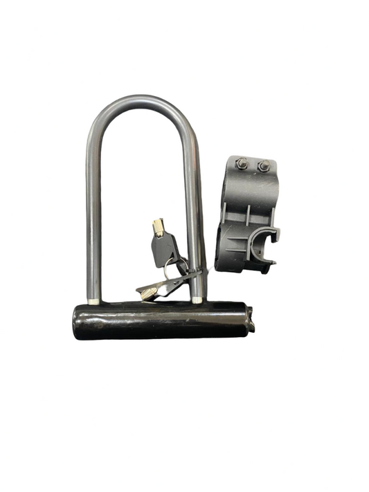 Candado U-Lock Negro con Llaves de Seguridad | Candado Antirrobo para Bicicleta