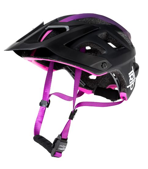 Casco Trip Enduro Negro/Morado S/M