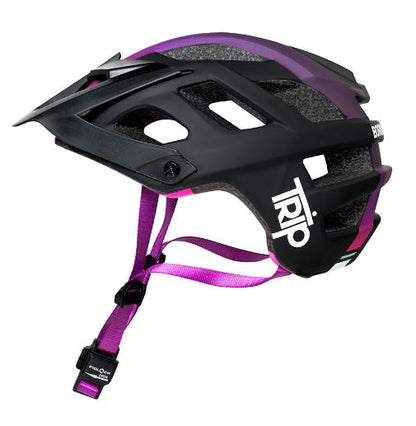 Casco Trip Enduro Negro/Morado S/M