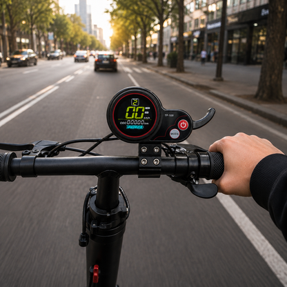 Display con Acelerador 6 Pines para Scooter Eléctrico