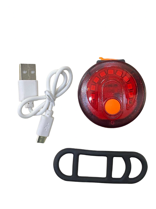 Luz Trasera Roja Recargable para Bicicleta | Potente y Duradera LED