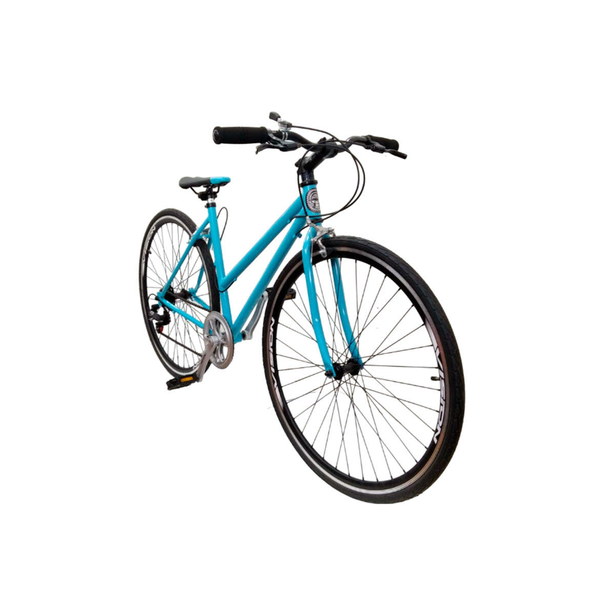 Bicicleta Urbana CKC 700C 7 Velocidades celeste