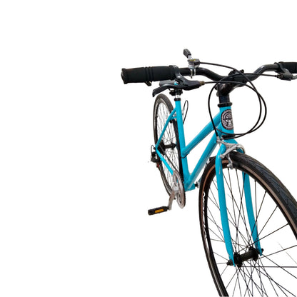 Bicicleta Urbana CKC 700C 7 Velocidades celeste