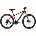 Bicicleta RBX Warlock 29" Talla "S" 24V con Frenos Hidráulicos y Detalles Rojos