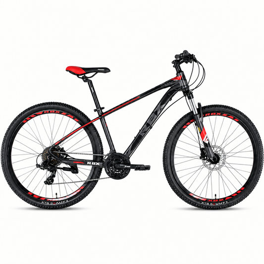 Bicicleta RBX Aro 29 Talla S 24V con Frenos Hidráulicos y detalles Rojos