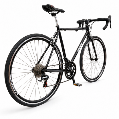 Bicicleta CKC Rutera 2x8 Negra | Bicicleta de Ruta Ligera y Rápida