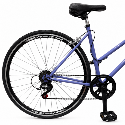 Bicicleta Urbana CKC 700C 7 Velocidades Lila