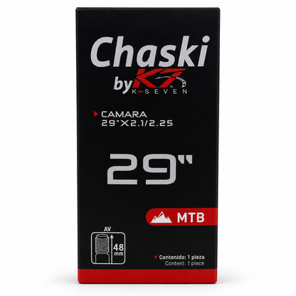 Cámara de Aire Chaski 29 x 2.1/2.25 | MTB Aro 29