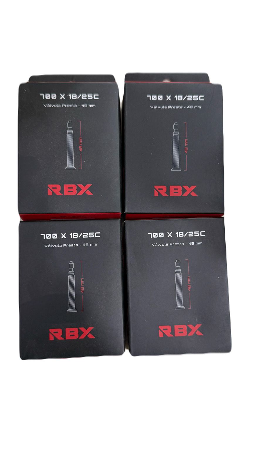 Cámara Aire 700 x 18 al 25 RBX Pack Oferta 4 Unidades