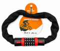 Candado con Clave de Cadena Recubierta Bikeboy para Bicicleta