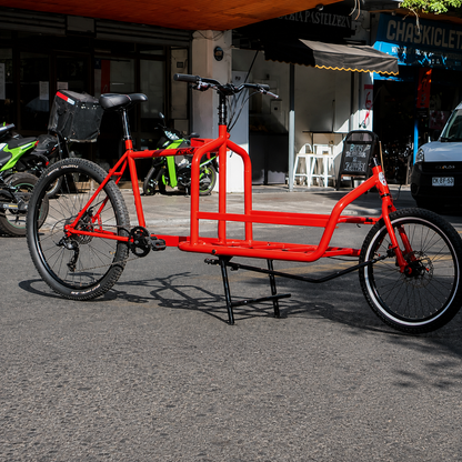 Cargo Bike Urbana 9 Velocidades – Bicicleta de Carga Profesional +100kg con Frenos Shimano