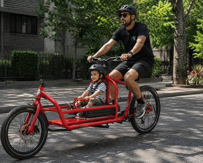 Cargo Bike Urbana 9 Velocidades – Bicicleta de Carga Profesional +100kg con Frenos Shimano