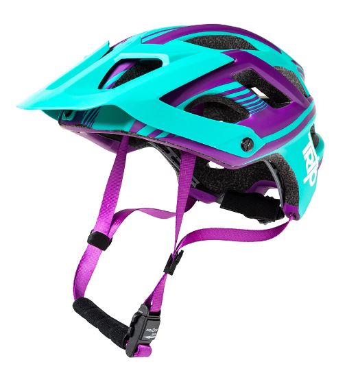 Casco Trip Enduro Morado/Turquesa