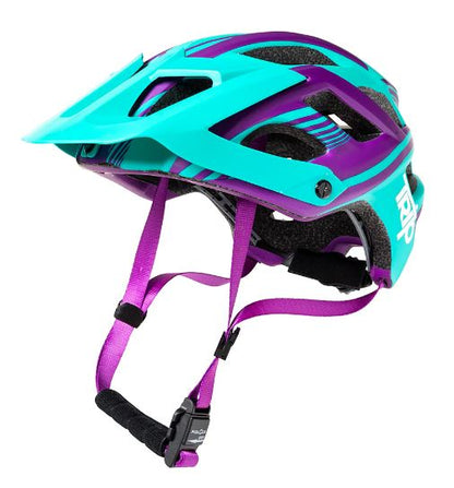 Casco Trip Enduro Morado/Turquesa