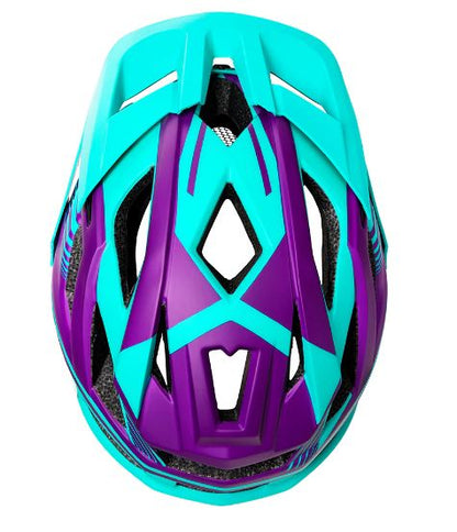 Casco Trip Enduro Morado/Turquesa