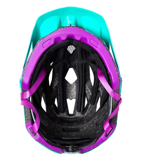 Casco Trip Enduro Morado/Turquesa