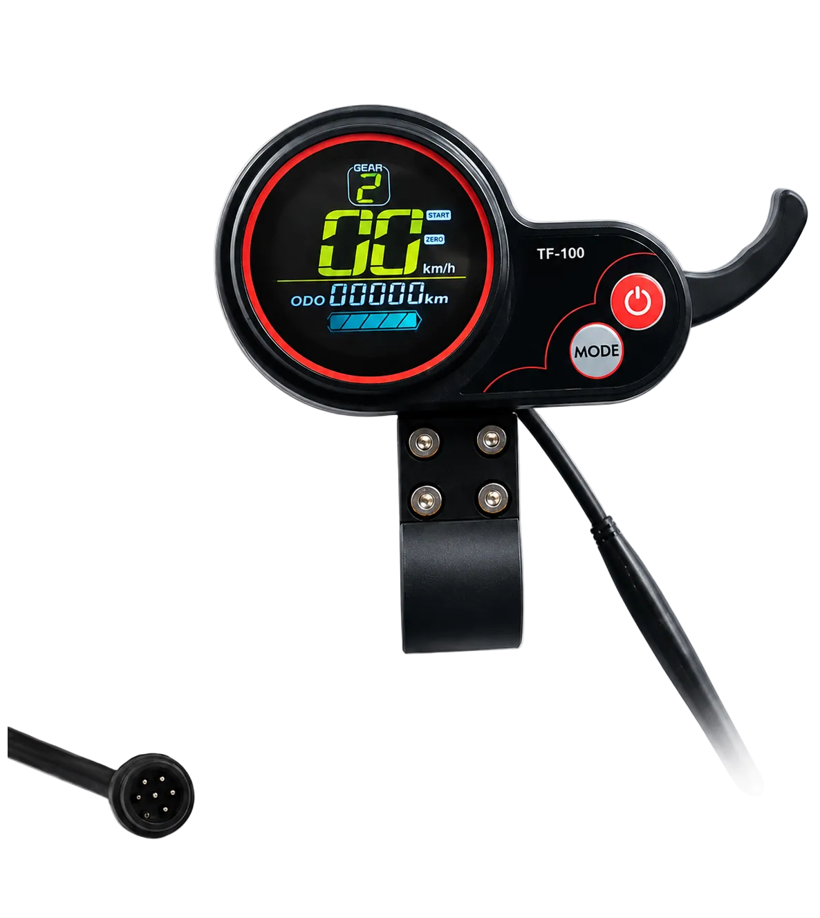 Display con Acelerador 6 Pines para Scooter Eléctrico