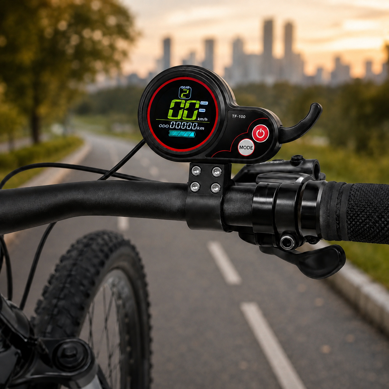 Display con Acelerador 6 Pines para Scooter Eléctrico