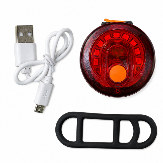 Luz Trasera Roja Recargable para Bicicleta | Potente y Duradera LED